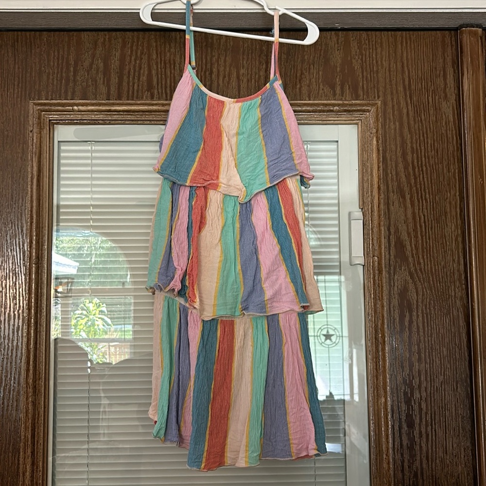 O’Neill Girls Multicolored Layered Dress